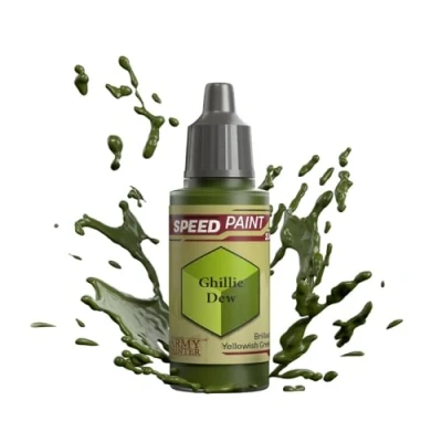 Imagen de The Army Painter Speedpaint Ghillie Dew 2.0, Pintura Acrilica Individual de 18ml Solución Una Capa Para Tabletop Miniaturas Como Warhammer 40k y figuras Dungeons and Dragons.