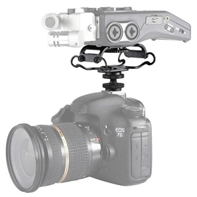 Imagen de Market&amp;YCY BY C10 Microphone Shock Mount para Zoom H4n / H5 H6, Sony Tascam DR 40 05 Grabador de micrófonos Shockmount Olympus