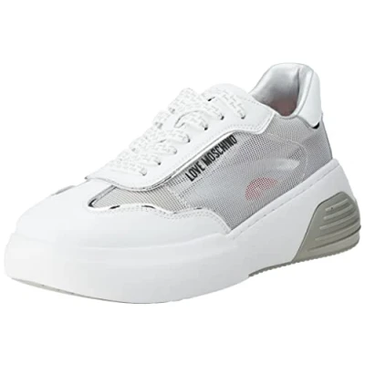 Imagen de Love Moschino JA15875G0GIQB, SNEAKER Mujer, Blanco, 38 EU
