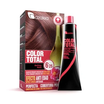 Imagen de ALEA Tinte Pelo Mujer Color Total Nº 6.25 Avellana Coloración Permanente en Crema Aceite Argán y Tsubaki Cobertura de Canas Aclara 3 Tonos Cabellos Naturales