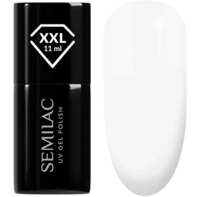 Imagen de Semilac Esmalte de uñas UV Hybrid 001 Strong White 11 ml