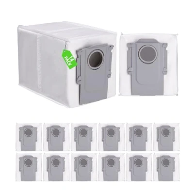 Imagen de 14 Bolsas de Repuesto Aspiradoras Compatibles con Roborock Q Revo,Accesorios Bolsa Polvo para Revo Automáticas Aspirador
