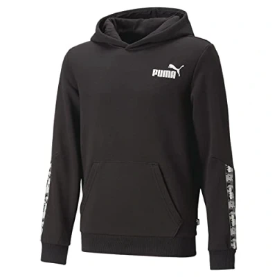 Imagen de PUMA ESS Tape Camo Sudadera TR B Sudor, Niños, Negro Black, 140