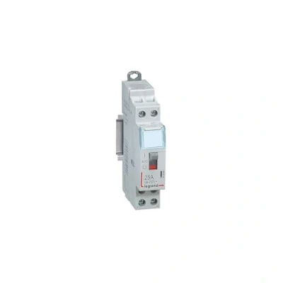 Imagen de Contactor 2P 25A 2NA 230V 1 módulo Legrand CX3 412544 Con mando manual