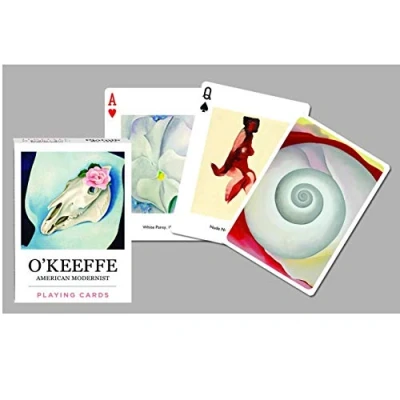 Imagen de Piatnik Georgia O&#039;Keeffe Deck of Playing Cards 1684 New