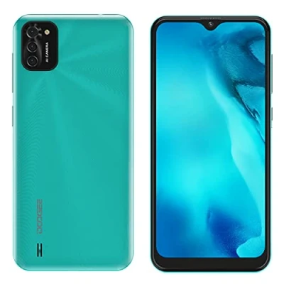 Imagen de DOOGEE X93 3G Teléfono Móvil Libre, 6.1&quot; HD+ Waterdrop Pantalla, Android 10 Smartphone Quad Core 2GB RAM 16GB ROM, Dual SIM Moviles, Triple Cámara 8MP,Cámara Frontal 5MP, GPS Desbloqueo Facial Verde