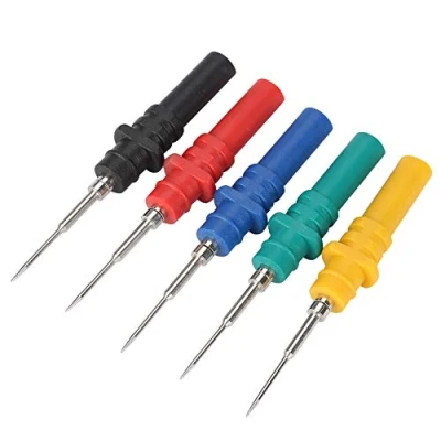 Imagen de 【𝐏𝐚𝐬𝐜𝐮𝐚】 sonda de osciloscopio, HT307A Puntas acupuntura automotriz Juego herramientas reparación prueba diagnóstico