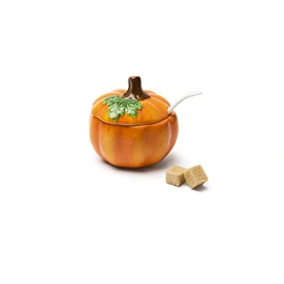 Imagen de Excelsa Azucarero para queso/azúcar, cerámica, naranja, capacidad: 200 ml