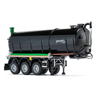 Imagen de WIKING 077654 Semirremolque cisterna Kotte garant TSA 30.000, Modelo, 1:32, Metal/Plástico, A partir de 14 años, Muchas funciones, Soportes extensibles, Eje elevador funcional, Negro