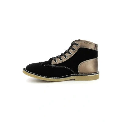 Imagen de Kickers Legend Botines con cordones, Mujer, Talla: 39, Noir Zapatos