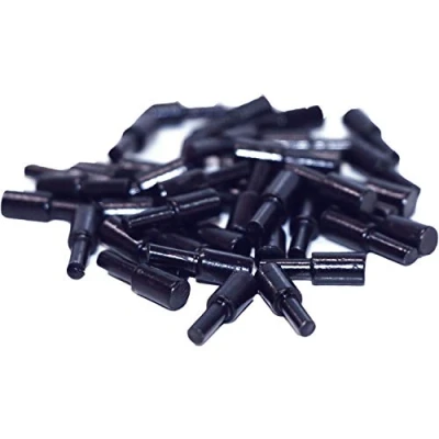 Imagen de Soporte de base enchufable Mini taladro diámetro 3 mm galvanizado negro paquete 40