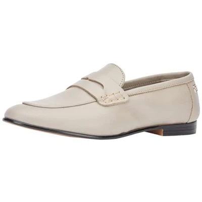 Imagen de Tommy Hilfiger Essential Leather Loafer FW0FW07769, Otros Zapatos Mujer, Gris (Smooth Taupe), 39 EU