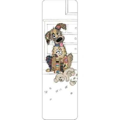 Imagen de Marca páginas animales diseño de perro agradable estilizado Tamaño: 17 x 5 cm