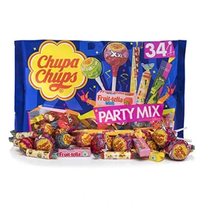 Imagen de Chupa Chups Party Mix Bolsa con Golosinas y Caramelos Surtidos, 400 g