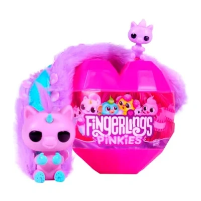 Imagen de Bizak Fingerlings Pinkies Mascota, Pulsera de la Amistad, Son Sorpresa, Hay 7 Diferentes, (61853158)