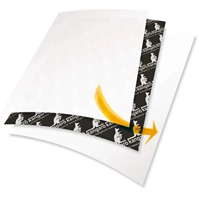 Imagen de Kangaro Papel carbón A4 (21 x 31 cm), color negro, 10 hojas