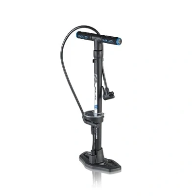 Imagen de XLC 2501955000, Bomba De Pie Gamma PU S03 Unisex Adulto, Noir/blanc/bleu, 22x3x3cm