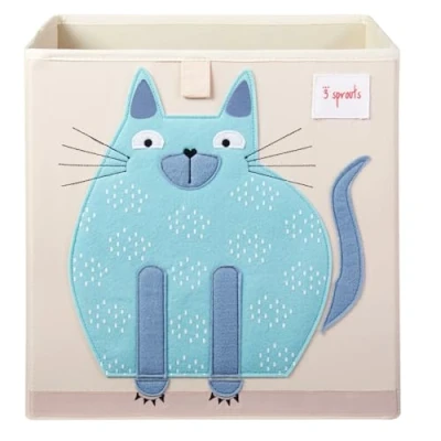 Imagen de 3 Sprouts Caja Almacenaje Infantil Juguetes Niños Cajas Ordenación y Guardar para Gato