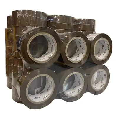 Imagen de MORE FREE Cinta Embalar 48MMx150 embalaje adhesiva Para Paquetes o Cajas y Color Marrón 36 Rollos