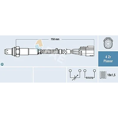 Imagen de Sonda lambda FAE 77650