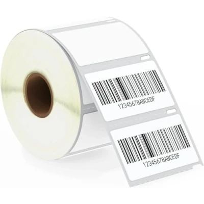 Imagen de Powerwerk 1 rollo de etiquetas autoadhesivas 11354 compatibles con DYMO S0722540, 57 mm x 32 mm, 10000 multiusos para LabelWriter 450 Serie y 4XL