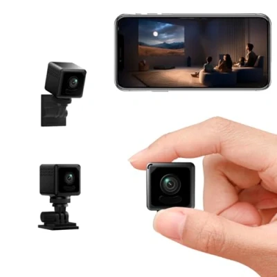 Imagen de Mini Camara Espia HD 1080P Wifi Oculta Cámara Espía con Visión Nocturna y Detección De Movimiento, Cámaras Vigilancia inalambricas Larga Duracion, para Interior/Exterior