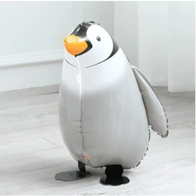 Imagen de Shanshen Volunx Penguin Farm Jungle Animal Running Globos Globo de aire helio papel aluminio para regalo Decoración fiesta cumpleaños