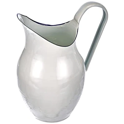 Imagen de IBILI 903425 Jarra bombada de acero esmaltado vitrificado 2,5 l Blanca