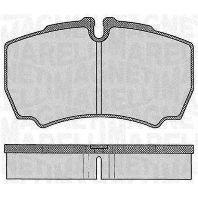 Imagen de Juego de pastillas MAGNETI MARELLI 363916060434
