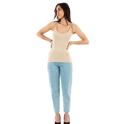 Imagen de Morgan TANK WITH Embellished Top, Mujer, Talla: XL, Beige