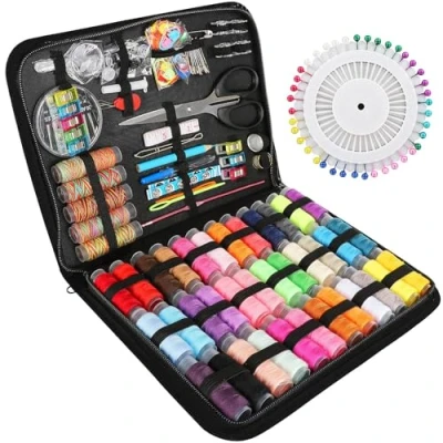 Imagen de Costurero,Set de Costura,226 Costura Accesorios,Kit Costura,Caja Costura,Kit Maquina Coser Infanti