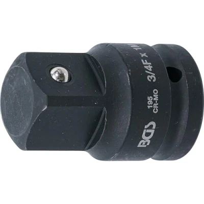 Imagen de BGS 195 Adaptador de llave vaso impacto cuadrado interior 20 mm (3/4&quot;) exterior 25 (1&quot;)