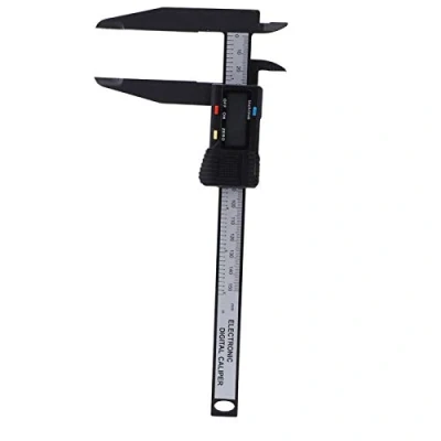 Imagen de Calibrador electrónico digital de 150 mm (300 mm), herramienta medición calibradores con mandíbula larga, pantalla LCD grande(150MM)