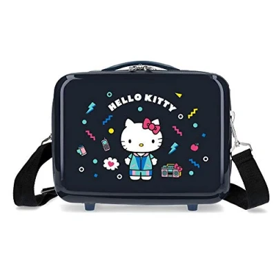 Imagen de Hello Kitty Castle Nececer Adaptable Azul 29x21x15 cms ABS