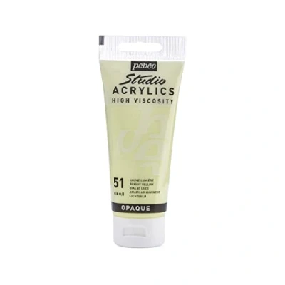 Imagen de Pébéo Acrílico Fine Studio Pintura acrílica Amarillo Luz 100 ml
