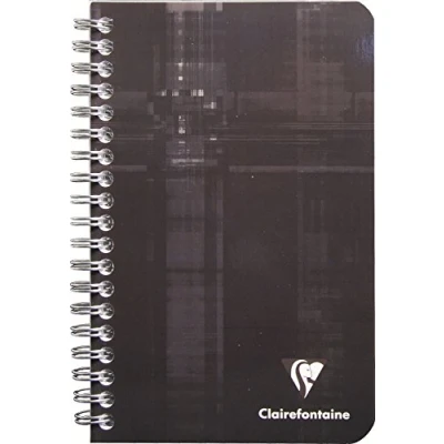 Imagen de Clairefontaine 68600C Cuaderno (blanco, 11 x 17 cm, 90 hojas), 1 unidad, colores surtidos