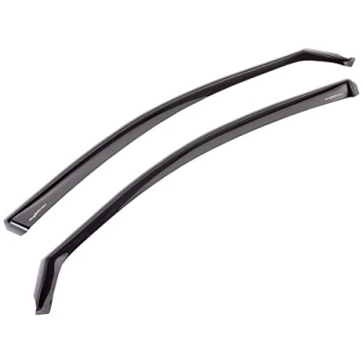 Imagen de ClimAir 3956 Dark Deflectores de aire Negro compatible con Seat Ateca 2016 (Marcos ventanas cromo)