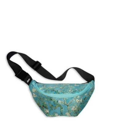 Imagen de LOQI Bolso de la flor almendra VINCENT VAN GOGH, Bb.vg.ab, Riñonera GOGH con