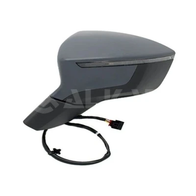 Imagen de Espejo retrovisor Alkar 6141094 izquierda imprimado eléctrico calefactable, abatible eléctricamente, convexo para vehíc. con volante a la