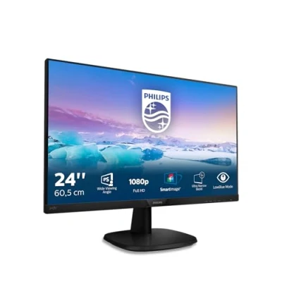 Imagen de Philips Monitor LED 243V7QJABF V Line IPS 23.8&quot; 1920 x 1080 Full HD Multimedia/Altavoces VGA, HDMI, DisplayPort 1.2 Negro
