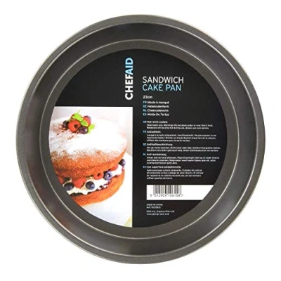 Imagen de Chef Aid Molde para Tartas con Base Fija, Color Negro