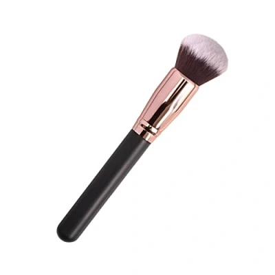 Imagen de JeoPoom Brochas de Maquillaje, 16CM Brocha para Polvos Base Colorete Contorno, Fibras Sintéticas Gruesas, Suelto Y Compacto (Ronda)