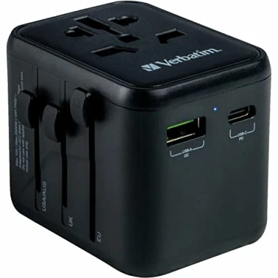 Imagen de Adaptador de Enchufe Universal Viaje Verbatim UTA 01