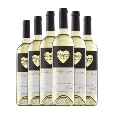 Imagen de Iniesta Corazón Loco Vino de la Tierra Castilla Joven 75 cl blanco (Caja 6 Botellas cl)