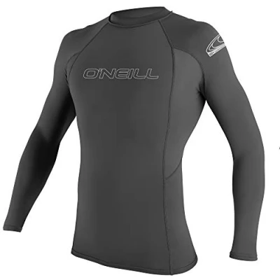 Imagen de ONEILL WETSUITS Camiseta de Manga Larga Basic Skins para Hombre Chaleco erupción, Gris, L