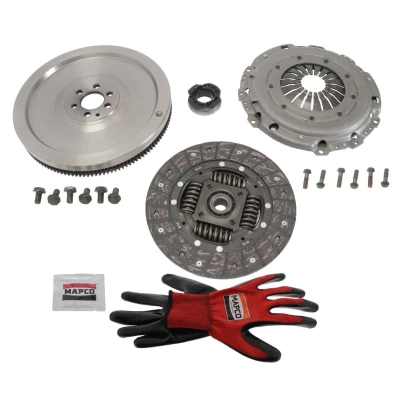 Imagen de MAPCO 10767 Kit de Embrague cuatro piezas con cojinete desembrague, volante motor 228 VOLKSWAGEN: GOLF 5, 6, Touran I