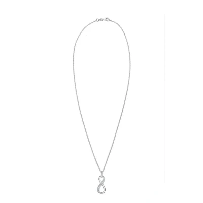 Imagen de Elli Infinity Symbol Collar silvercoloured, Mujer, Talla: 45, Silver coloured