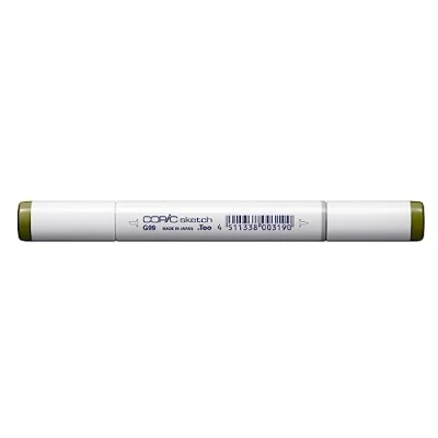 Imagen de Copic Sketch G99, Oliva, Rotulador doble con punta mediana y pincel