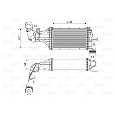 Imagen de VALEO 818660 Intercooler sin válvula EGR OPEL: Astra G CC, Berlina