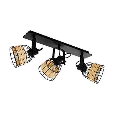 Imagen de Eglo ANWICK 1 Lámpara de techo con focos, Negro